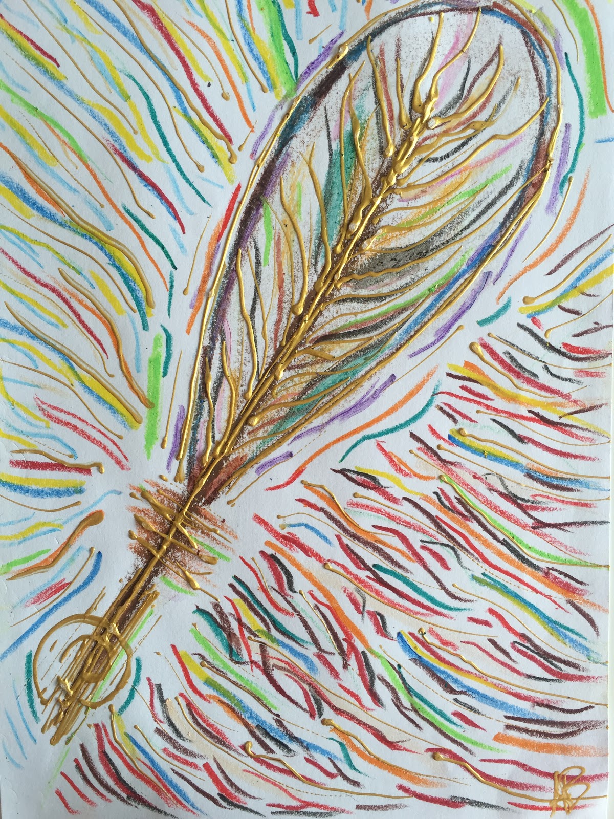 AvM gold auf Papier, Einsiedeln 